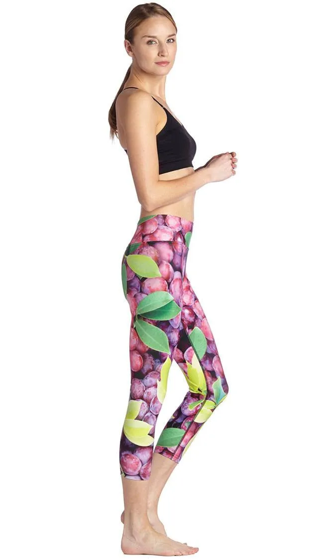 Wine - Triathlon Capri Leggings - CUSTOM ORDER